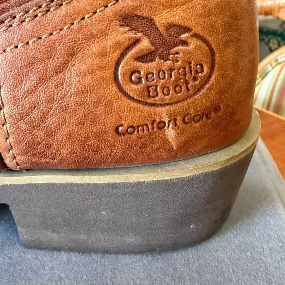 Georgia Boot Farm and Ranch Comfort Core Wellington Work Boots Style G4742 10